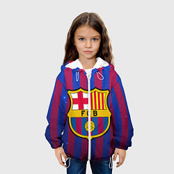 Куртка с капюшоном детская Barcelona, цвет: 3D-белый — фото 2