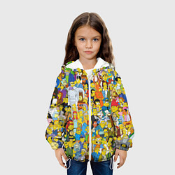 Куртка с капюшоном детская Simpsons Stories, цвет: 3D-белый — фото 2