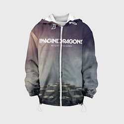 Куртка с капюшоном детская Imagine Dragons: Night Visions, цвет: 3D-белый
