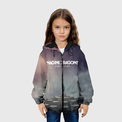 Детская куртка Imagine Dragons: Night Visions / 3D-Черный – фото 3