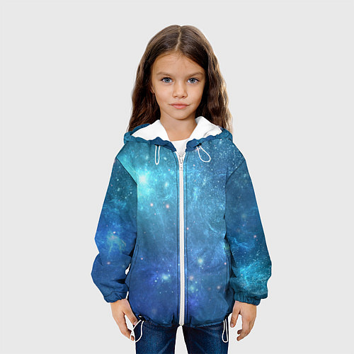 Детская куртка Космос / 3D-Белый – фото 3