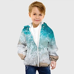 Куртка с капюшоном детская Берег, цвет: 3D-белый — фото 2