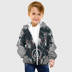 Куртка с капюшоном детская Linkin Park: My Style, цвет: 3D-белый — фото 2
