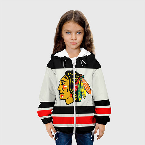 Детская куртка Chicago Blackhawks / 3D-Белый – фото 3