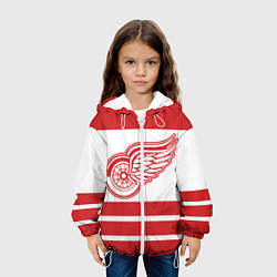 Куртка с капюшоном детская Detroit Red Wings, цвет: 3D-белый — фото 2