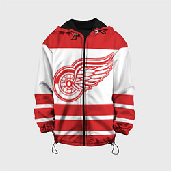 Куртка с капюшоном детская Detroit Red Wings, цвет: 3D-черный