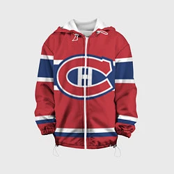Куртка с капюшоном детская Montreal Canadiens, цвет: 3D-белый