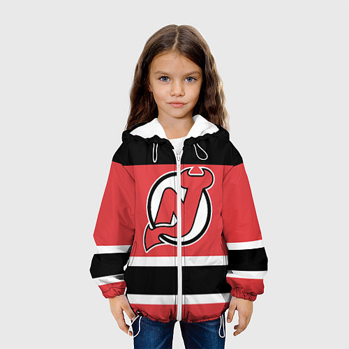 Детская куртка New Jersey Devils / 3D-Белый – фото 3