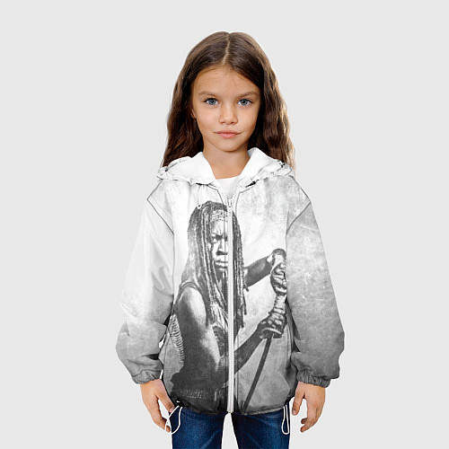 Детская куртка Мишонн / 3D-Белый – фото 3
