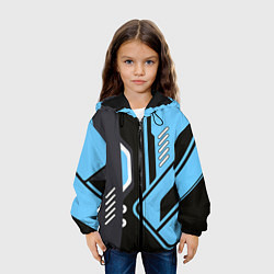 Куртка с капюшоном детская CS:GO Vulcan, цвет: 3D-черный — фото 2