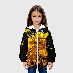 Куртка с капюшоном детская Dark Souls: Gold Knight, цвет: 3D-белый — фото 2