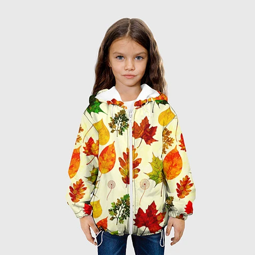 Детская куртка Осень / 3D-Белый – фото 3