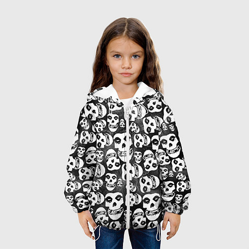 Детская куртка Misfits Pattern / 3D-Белый – фото 3