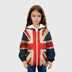 Куртка с капюшоном детская Великобритания, цвет: 3D-белый — фото 2