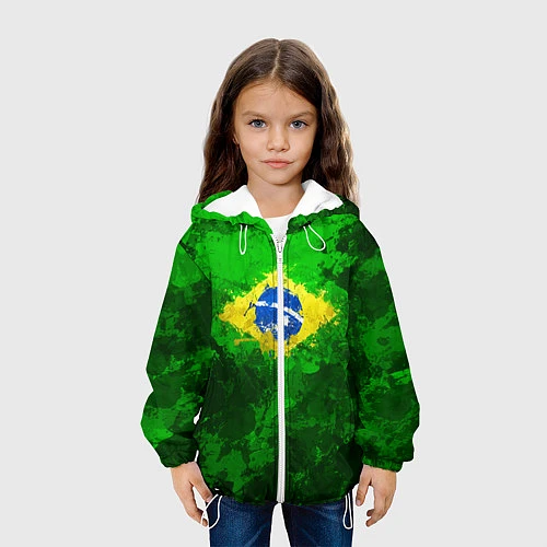 Детская куртка Бразилия / 3D-Белый – фото 3