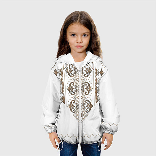 Детская куртка Вышивка 30 / 3D-Белый – фото 3
