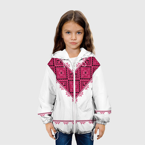 Детская куртка Вышивка 35 / 3D-Белый – фото 3
