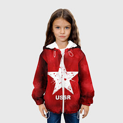 Куртка с капюшоном детская USSR Star, цвет: 3D-белый — фото 2