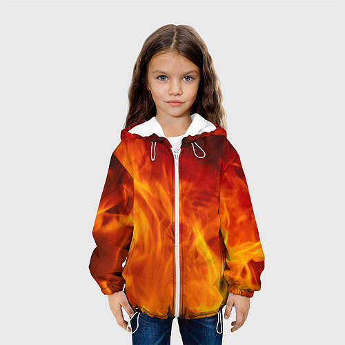 Детская куртка Огонь 2 / 3D-Белый – фото 3