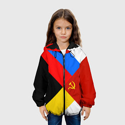 Куртка с капюшоном детская Вечная Россия, цвет: 3D-черный — фото 2