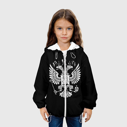 Детская куртка Двуглавый орел / 3D-Белый – фото 3