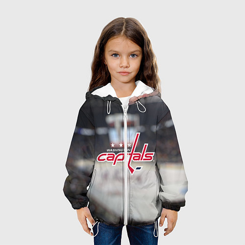 Детская куртка Washington Capitals / 3D-Белый – фото 3