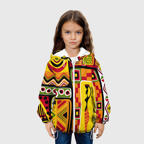 Детская куртка Африка / 3D-Белый – фото 3