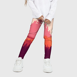 Леггинсы для девочки Firewatch City, цвет: 3D-принт — фото 2