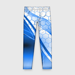 Леггинсы для девочки ABSTRACT BLUE, цвет: 3D-принт