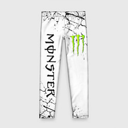 Леггинсы для девочки MONSTER ENERGY, цвет: 3D-принт