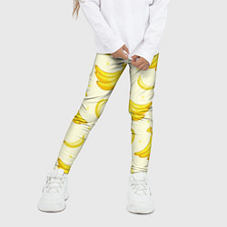 Леггинсы для девочки Банана, цвет: 3D-принт — фото 2