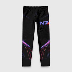 Леггинсы для девочки N7 Neon Style, цвет: 3D-принт