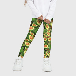 Леггинсы для девочки Avocado, цвет: 3D-принт — фото 2