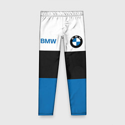 Леггинсы для девочки BMW SPORT, цвет: 3D-принт