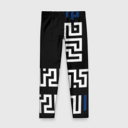 Леггинсы для девочки Геометрический Минимализм, цвет: 3D-принт