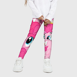 Леггинсы для девочки Pinkie Pie pattern, цвет: 3D-принт — фото 2