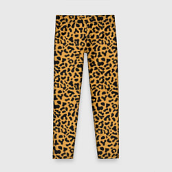Леггинсы для девочки Леопард Leopard, цвет: 3D-принт