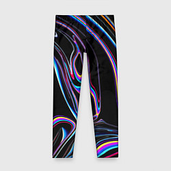 Леггинсы для девочки Vanguard pattern Neon, цвет: 3D-принт