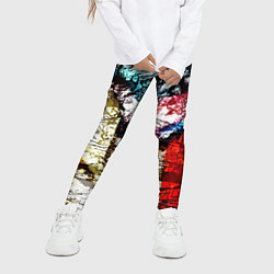 Леггинсы для девочки Fashion pattern Abstraction Impression, цвет: 3D-принт — фото 2