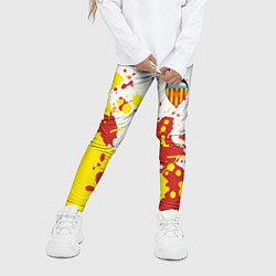 Леггинсы для девочки Valencia Краска, цвет: 3D-принт — фото 2