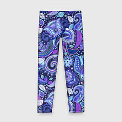 Детские легинсы Color patterns of flowers