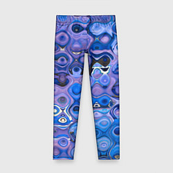Леггинсы для девочки Blurring colors, цвет: 3D-принт