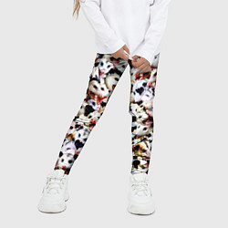 Леггинсы для девочки Опоссумы, цвет: 3D-принт — фото 2