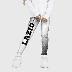 Леггинсы для девочки Lazio sport на светлом фоне: по-вертикали, цвет: 3D-принт — фото 2