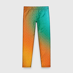 Леггинсы для девочки Полутоновый градиент - текстура, цвет: 3D-принт