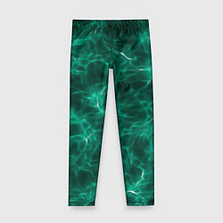 Леггинсы для девочки Текстура воздушных частиц, цвет: 3D-принт