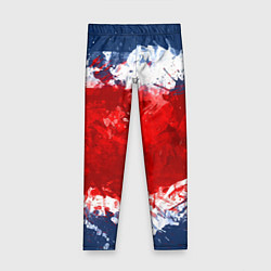 Леггинсы для девочки Grunge strips colors, цвет: 3D-принт