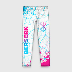 Леггинсы для девочки Berserk neon gradient style: надпись, символ, цвет: 3D-принт