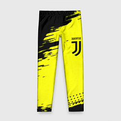 Леггинсы для девочки Juventus спортивные краски, цвет: 3D-принт