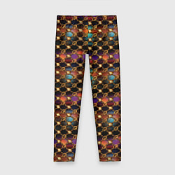 Детские легинсы Luxury abstract pattern